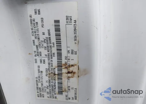 2018 Ford F-250 Xl from USA, damaged, VIN 1FT7X2B62JEC99079